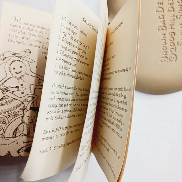 Brown Bag Cookie Mold Rare Signed VTG 2005 841/1000 Swan Song Heart Original Pkg - Picture 7 of 11